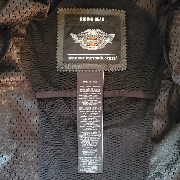 Harley-Davidson Heavy Genuine Leather Jacket / Coat, Men's, Medium